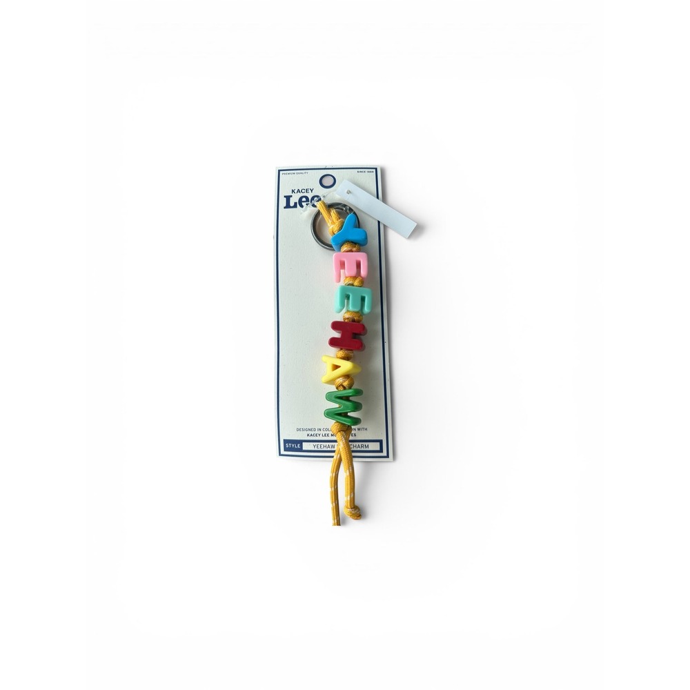 Kacey Musgraves x Lee Yeehaw Bag Charm Keychain Multi Color Western Accessory